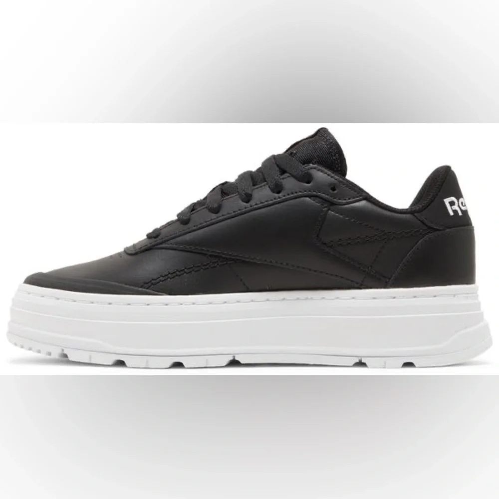 REEBOK club c double geo black size 8.5